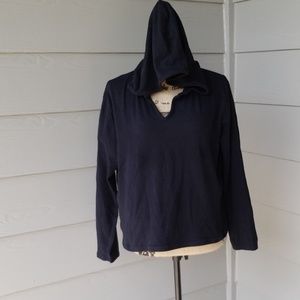 Black pull over hoodie
